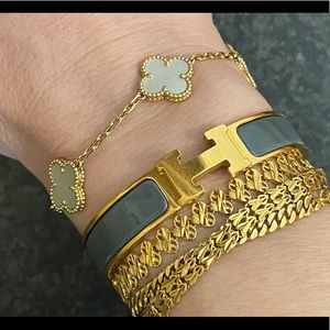 Hermes Clic Clac H Bracelet PM Ardoise
